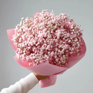 Монобукет из гипсофилы «Воздушная сказка»