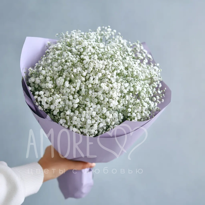 Монобукет из гипсофилы &laquo;Облачная нега&raquo;