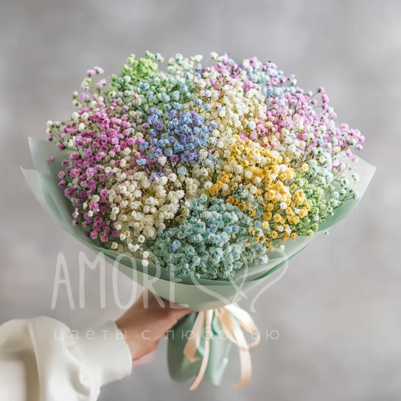 Монобукет из гипсофилы &laquo;Нежный акцент&raquo;