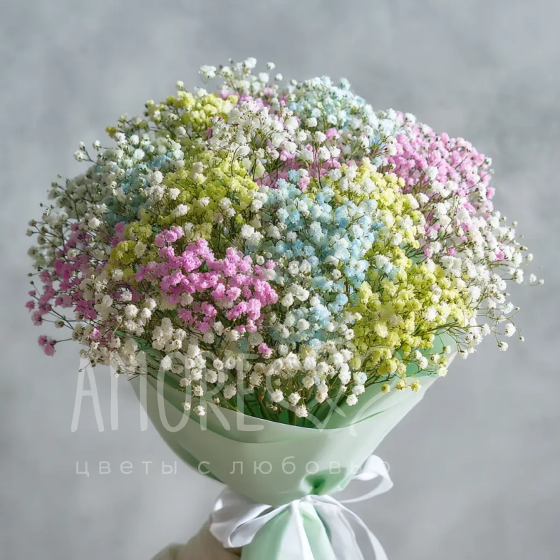 Монобукет из гипсофилы &laquo;Нежный акцент&raquo;