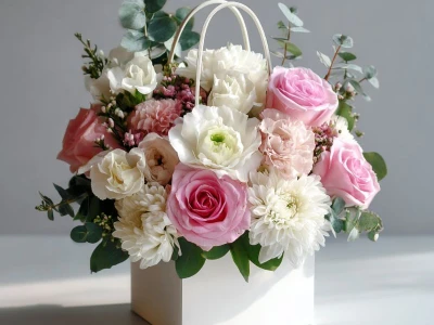 Композиция в сумочке «Нежность с собой»