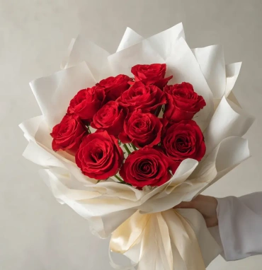Красные розы «Горячий акцент»